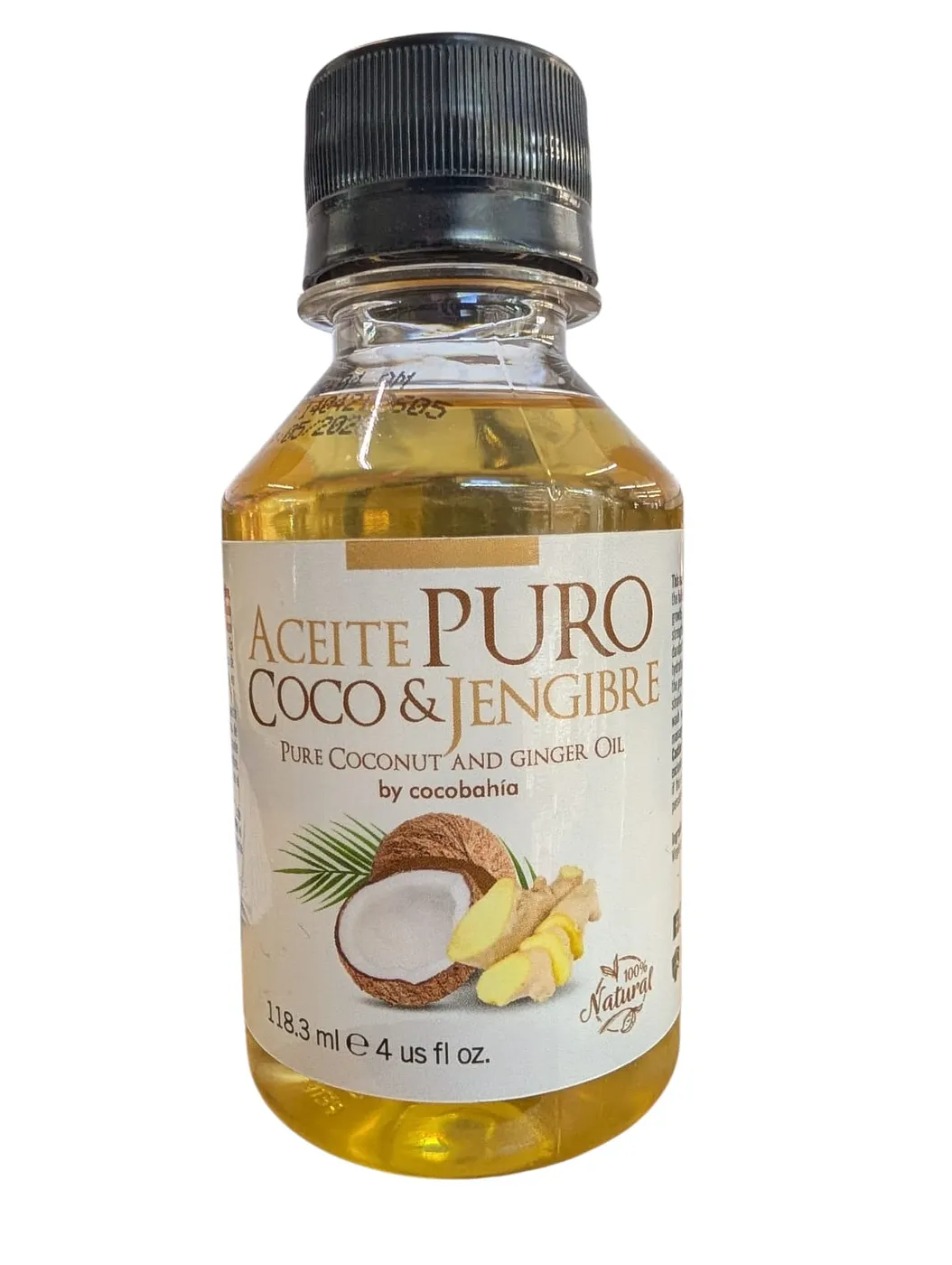 COCOBAHIA ACEITE PURO 4oz COCO JENGIBRE