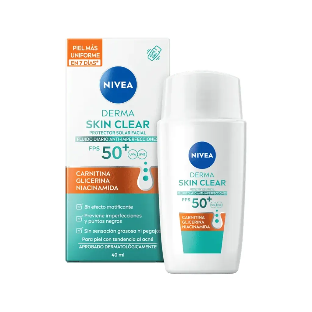 NIVEA DERMA SKIN CLEAR  SPF50 40ML