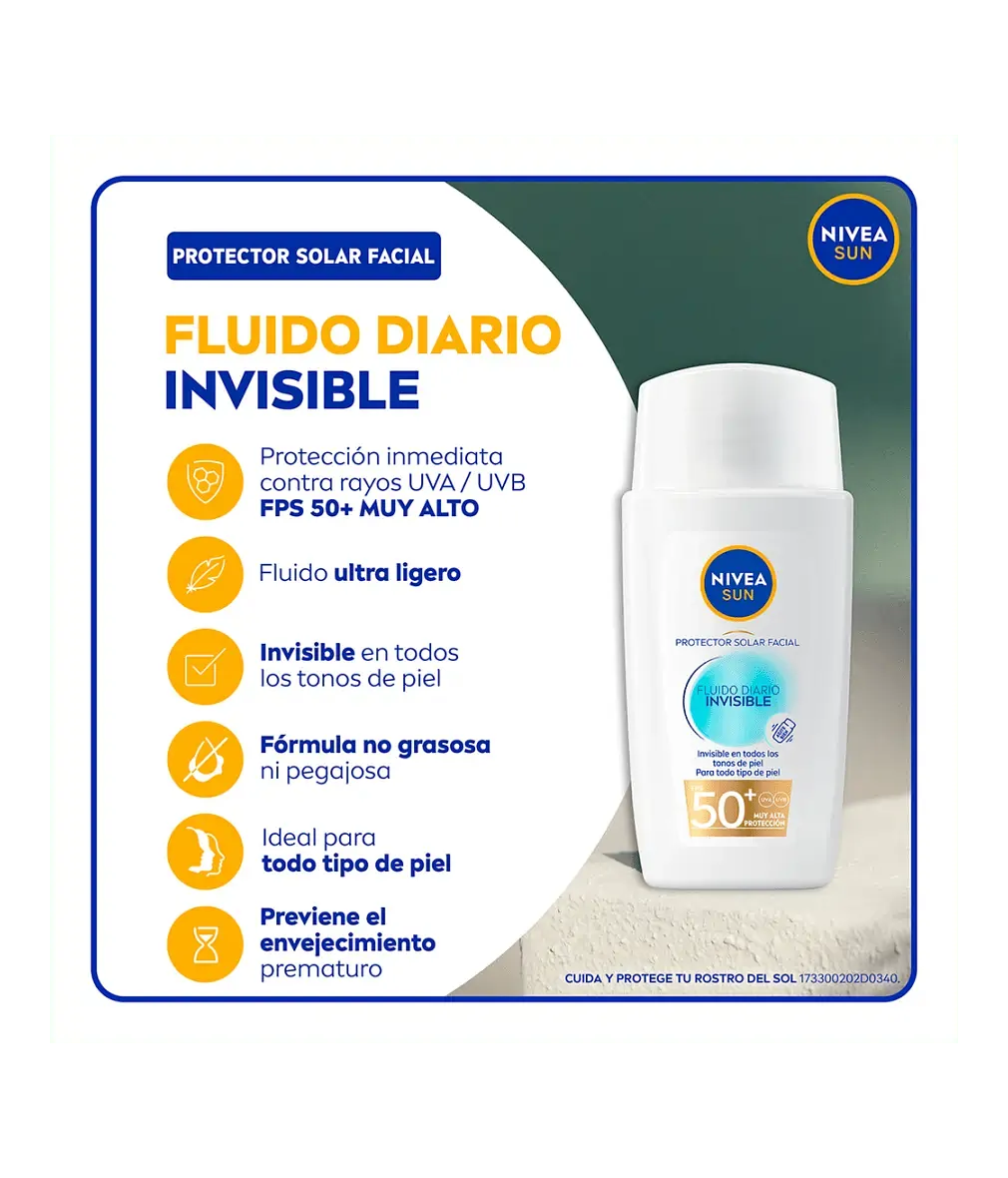 NIVEA SUN FACIAL INVISIBLE FPS50