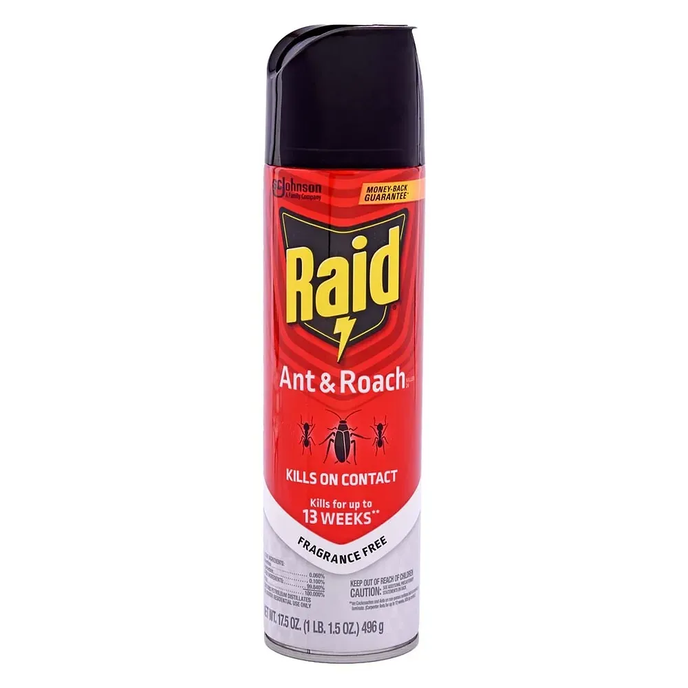 RAID ANT & ROACH SIN FRAGAGANCIA 17.5oz