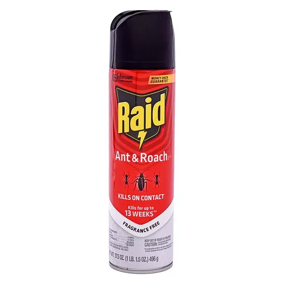 RAID ANT & ROACH SIN FRAGAGANCIA 17.5oz