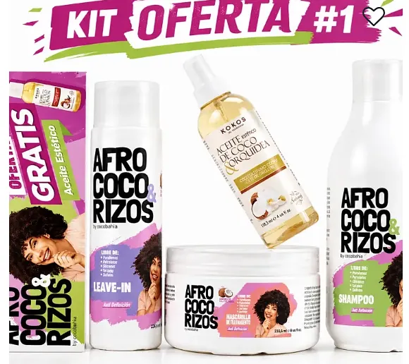 KIT COCOBAHIA AFRO 1 RIZOS 4 PROD