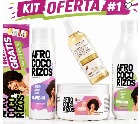 KIT COCOBAHIA AFRO 1 RIZOS 4 PROD