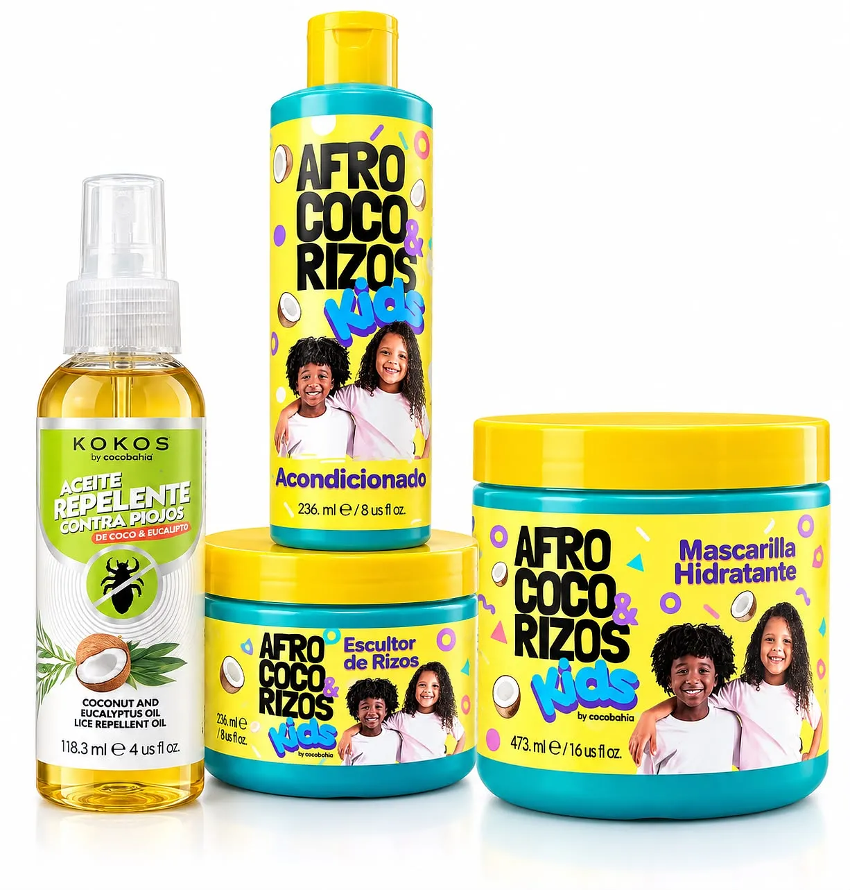KIT 2 AFRO COCO KIDS 4/1