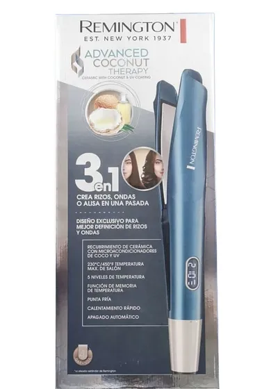 REMINGTON PLANCHA ADVANCE COCONUT THERAPY 3 EN 1 S16A 450F
