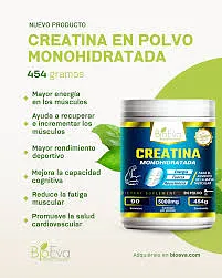 BIO EVA CREATINA POLVO 454G