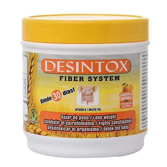 DESINTOX FIBRA NARANJA 4 OZ