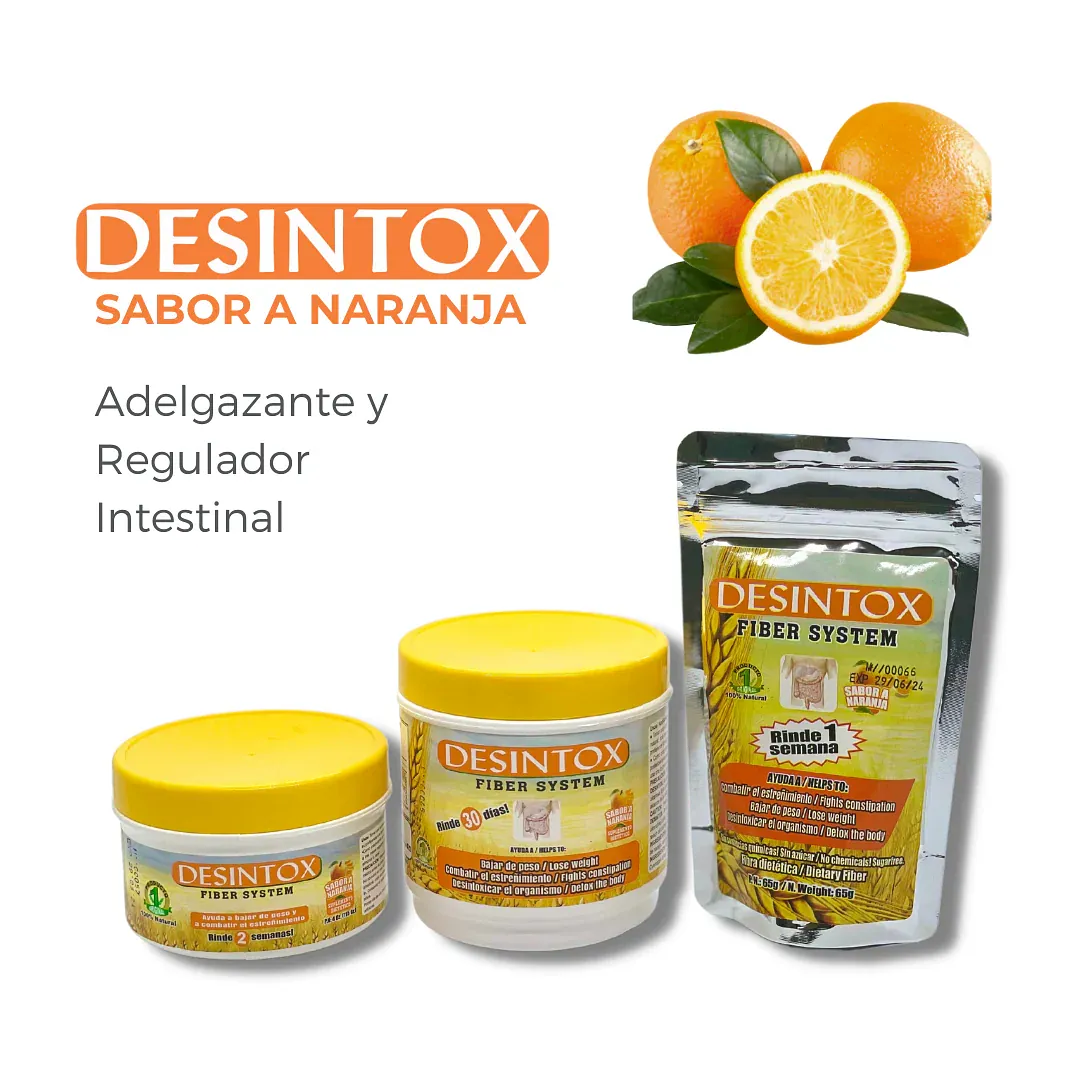 DESINTOX FIBRA NARANJA 4 OZ