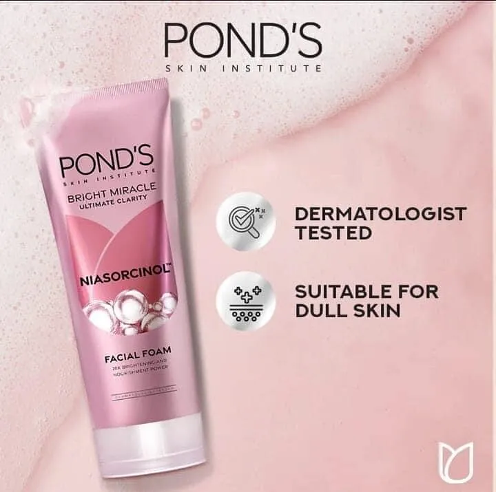 PONDS BRIGHT MIRACLE FOAM 100G