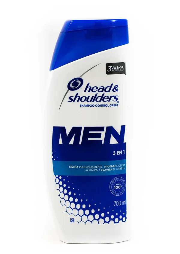 H&S SH 700ML  3EN1 MEN