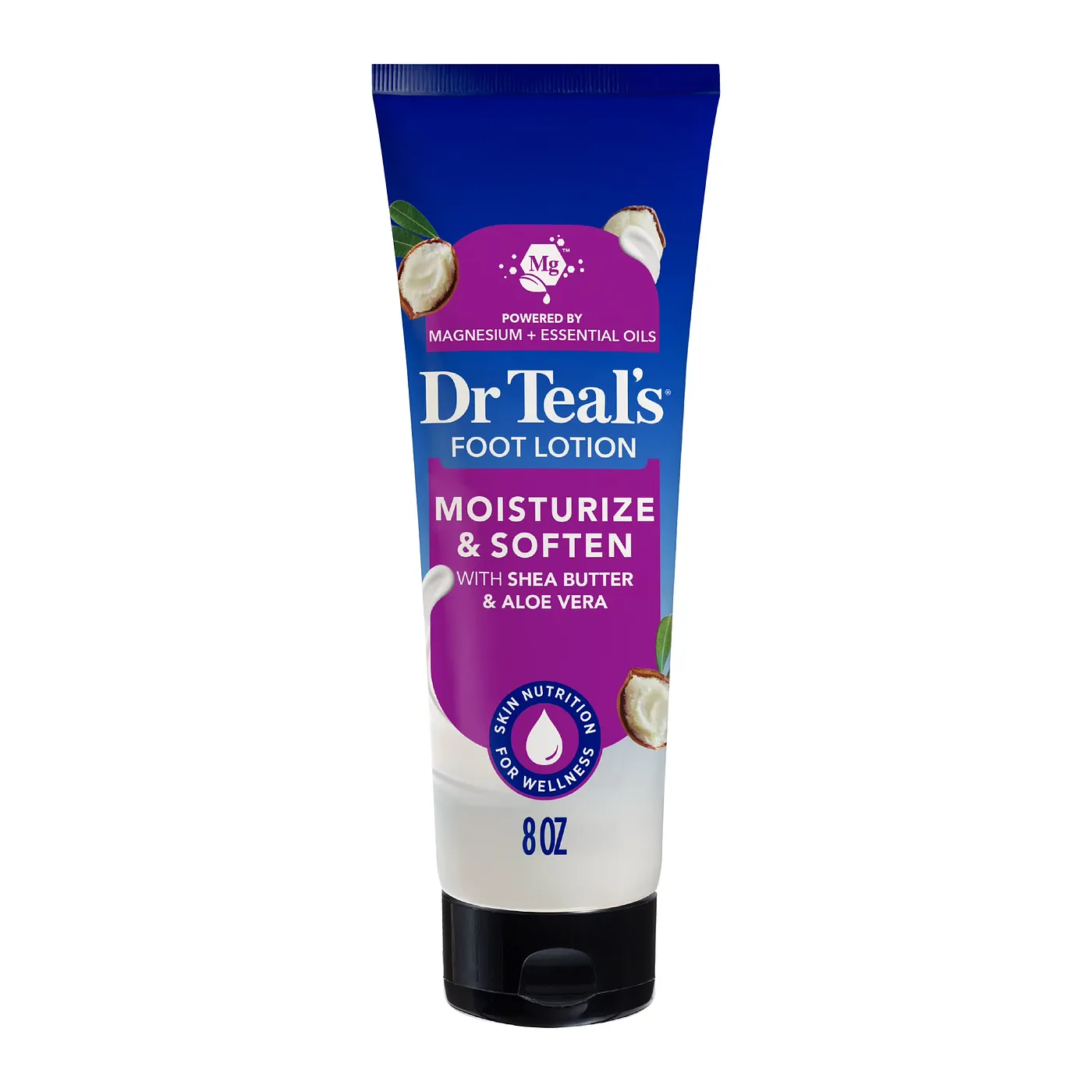 DR TEAL'S FOOT CREAM SHEA BUTTER 8 OZ
