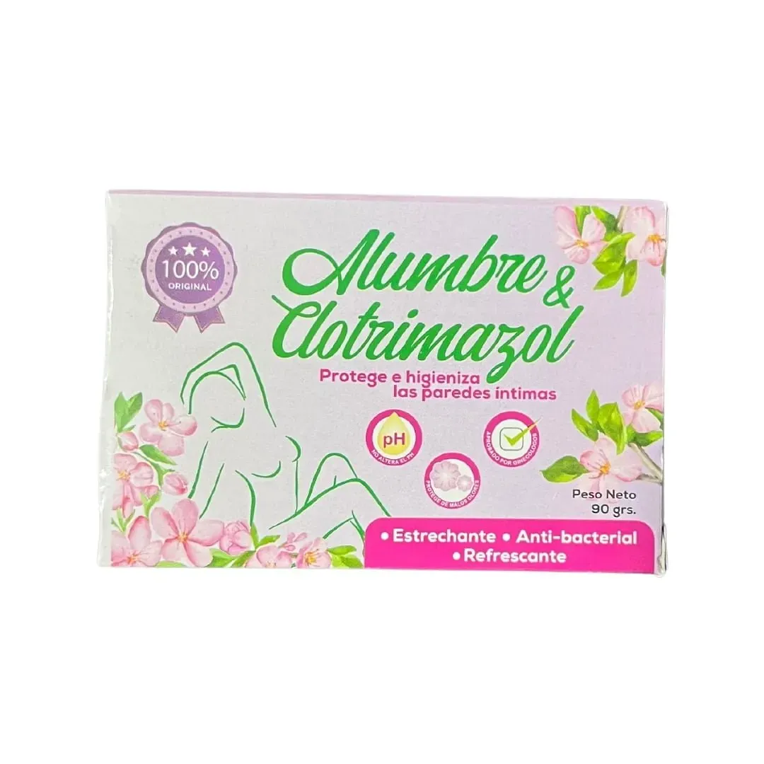 JABON DE ALUMBRE CLOTRIMAZOL 90G