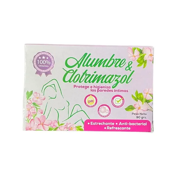JABON DE ALUMBRE CLOTRIMAZOL 90G