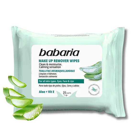 TOALLITA DESMAQUILLANTE ALOE VERA BABARIA