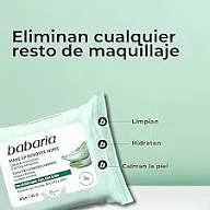 TOALLITA DESMAQUILLANTE ALOE VERA BABARIA