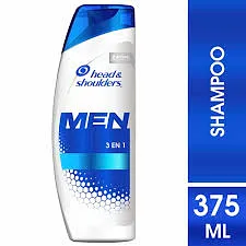 H&S SH 375ML 3EN1 MEN