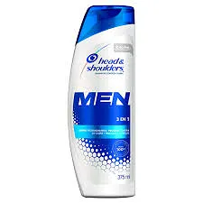 H&S SH 375ML 3EN1 MEN