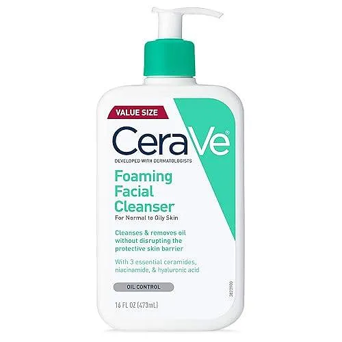 CERAVE FOAMING FACIAL CLEANSER 16 OZ