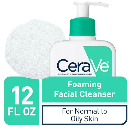 CERAVE FOAMING FACIAL CLEANSER 12OZ