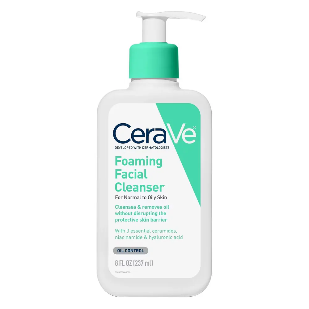 CERAVE FOAMING FACIAL CLEANSER 8 OZ