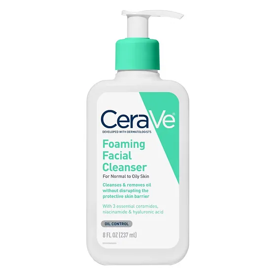 CERAVE FOAMING FACIAL CLEANSER 8 OZ