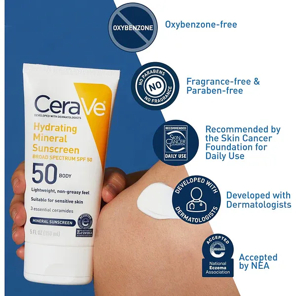 CERAVE SUNSCREEN BODY SPF50 5OZ