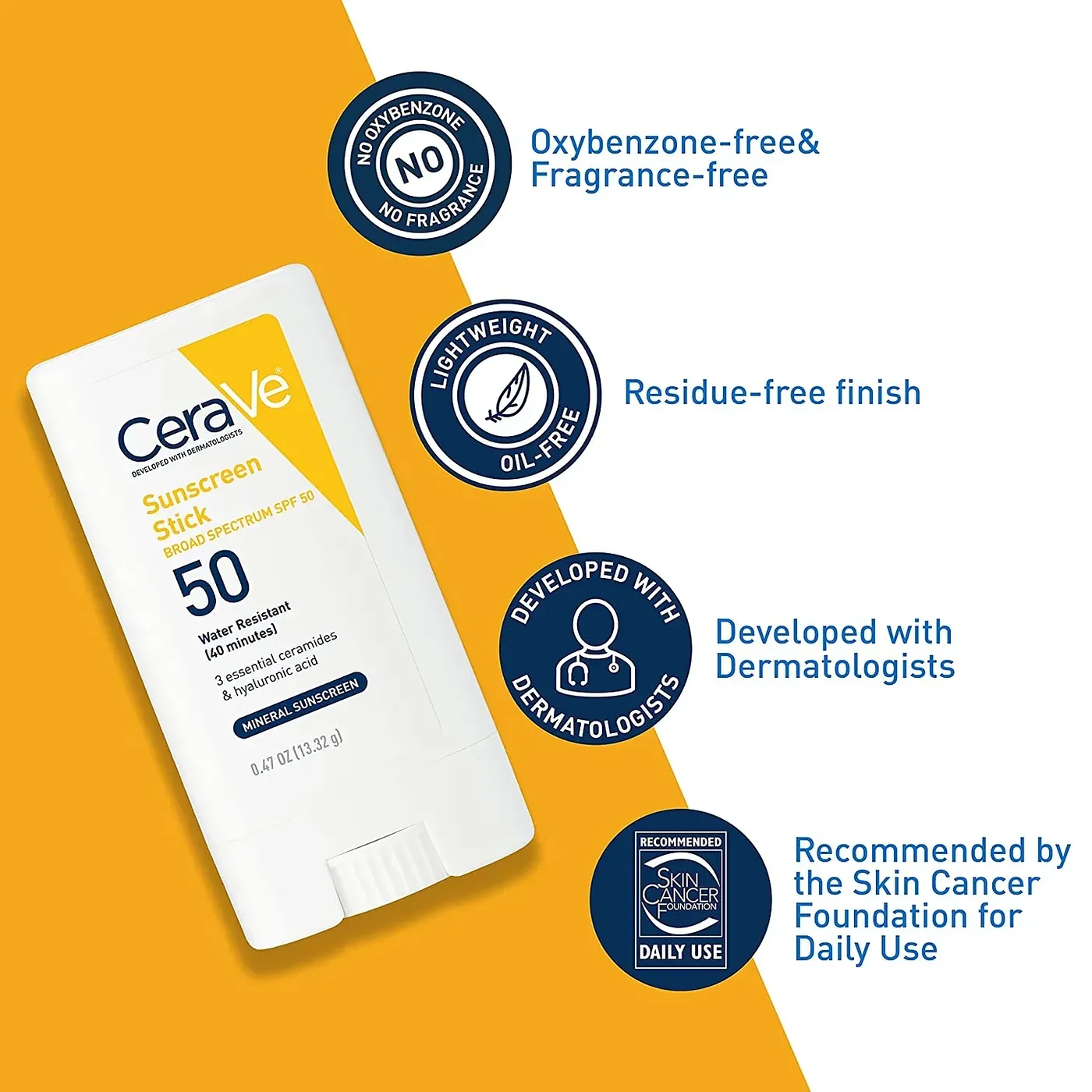 CERAVE PROTECTOR SOLAR 50SPF 0.47oz