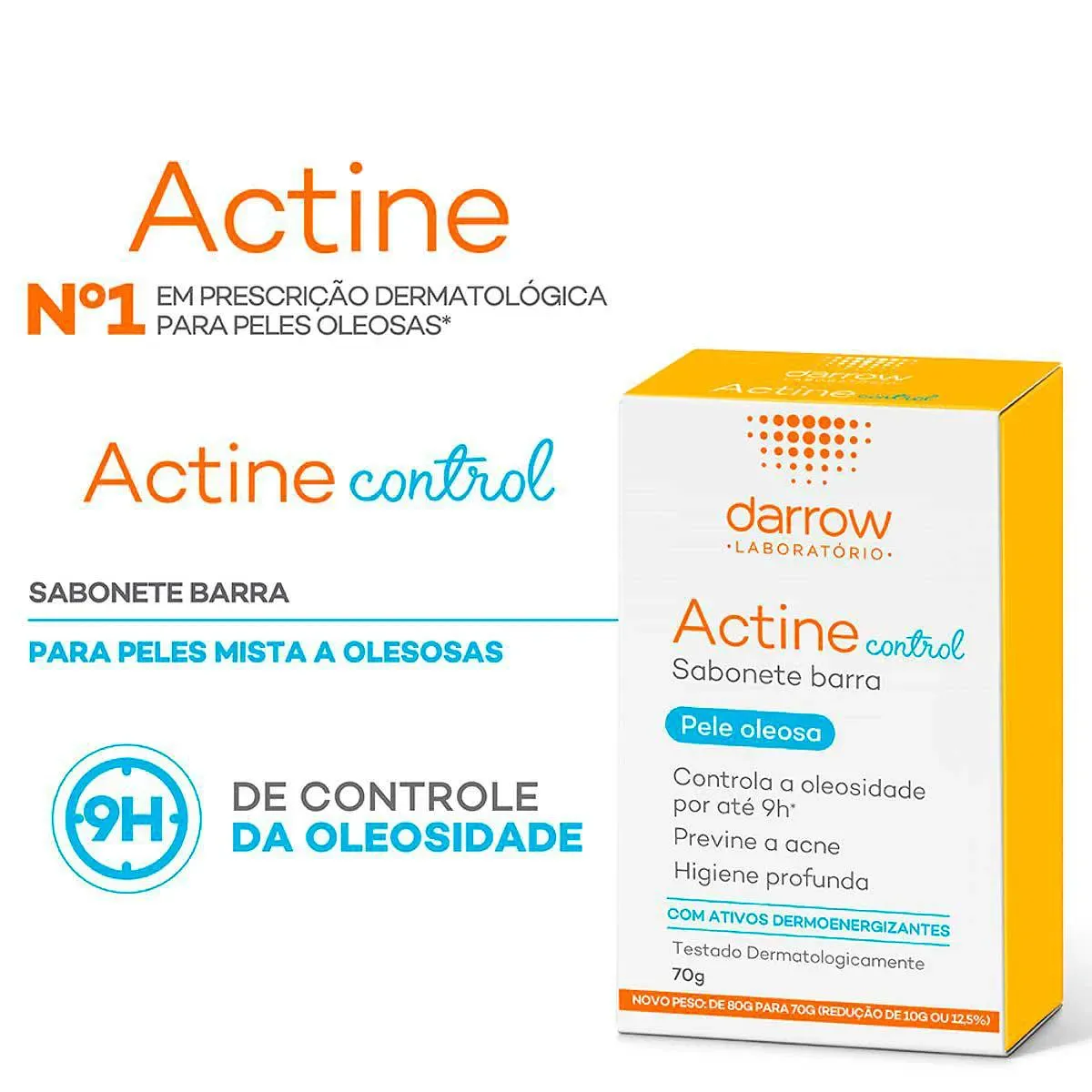 DARROW ACTINE OIL CONTROL JABON 70G
