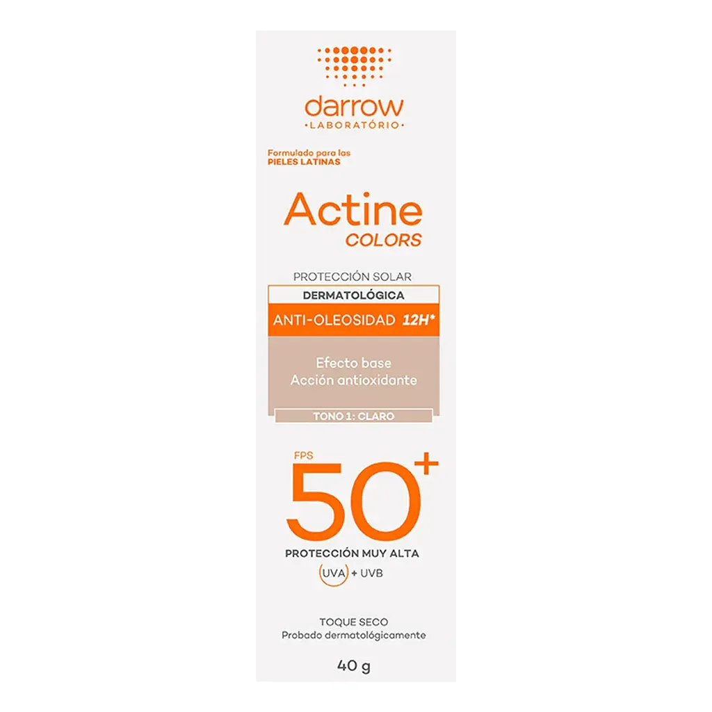 DARROW ACTINE SPF50 TONO CLARO 40G