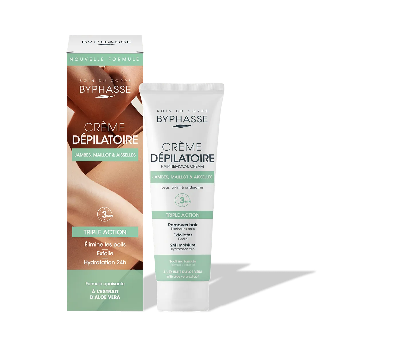 BYPHASSE CREMA DEP ALOE VERA 125ML
