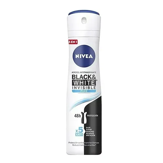 NIVEA BLACK & WHITE INVISIBLE PURE 150ML