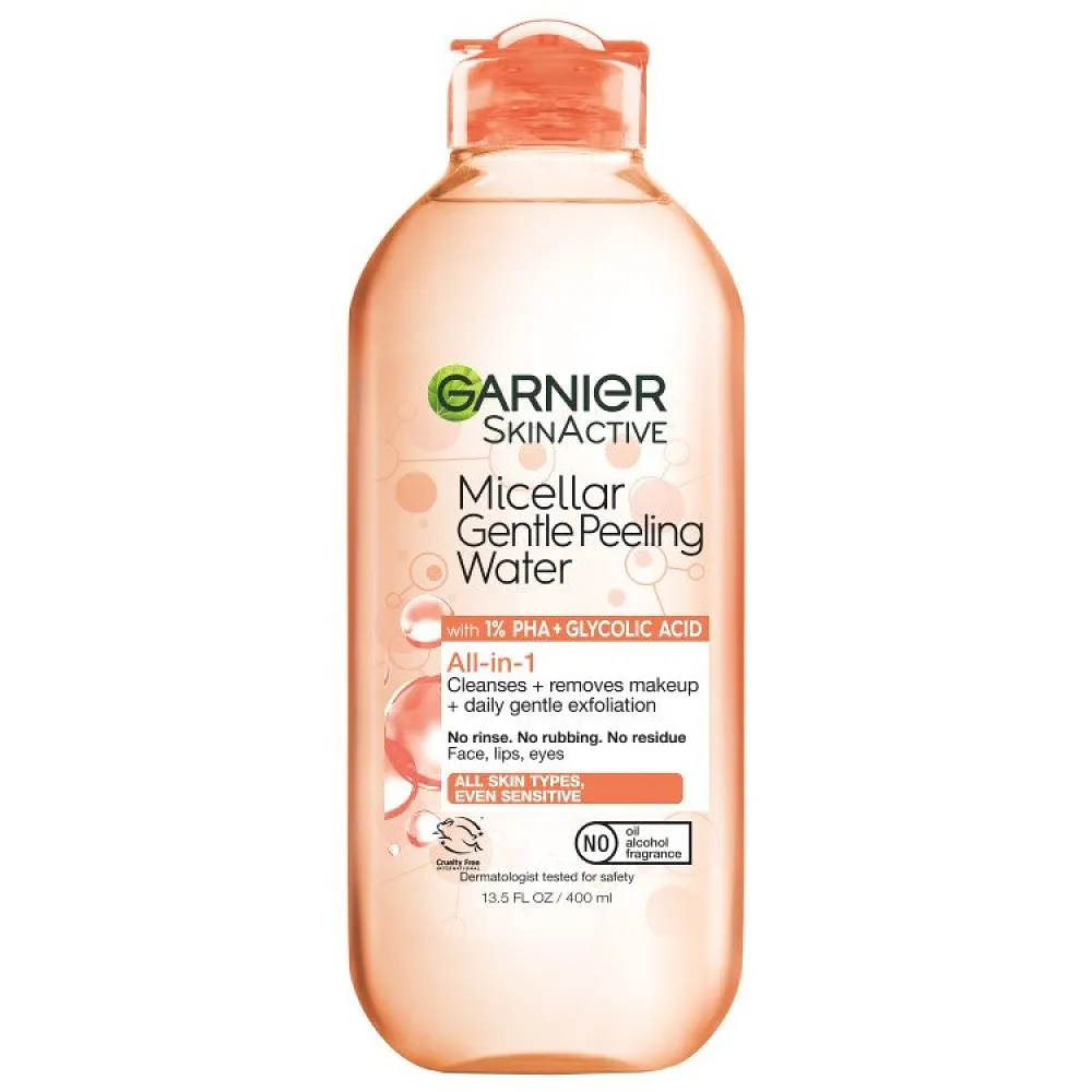 AGUA MISCELLAR GARNIER 1% PH+GLYCOLIC ACID 13.5OZ