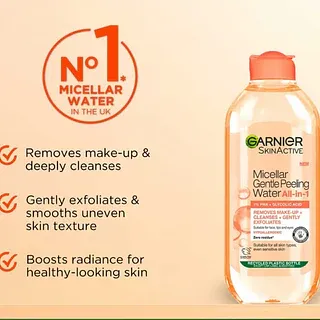 AGUA MISCELLAR GARNIER 1% PH+GLYCOLIC ACID 13.5OZ