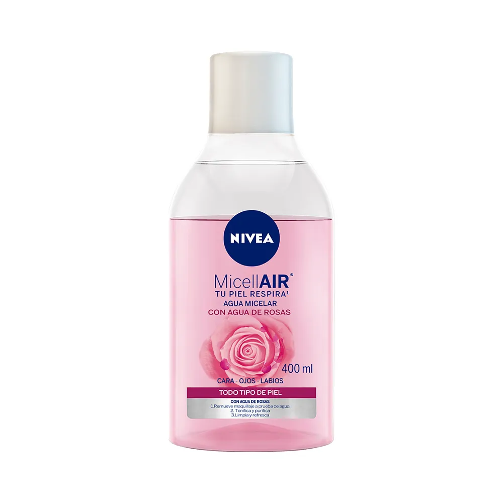 NIVEA AGUA MICELAR ROSE 400ML