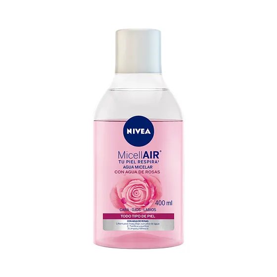 NIVEA AGUA MICELAR ROSE 400ML