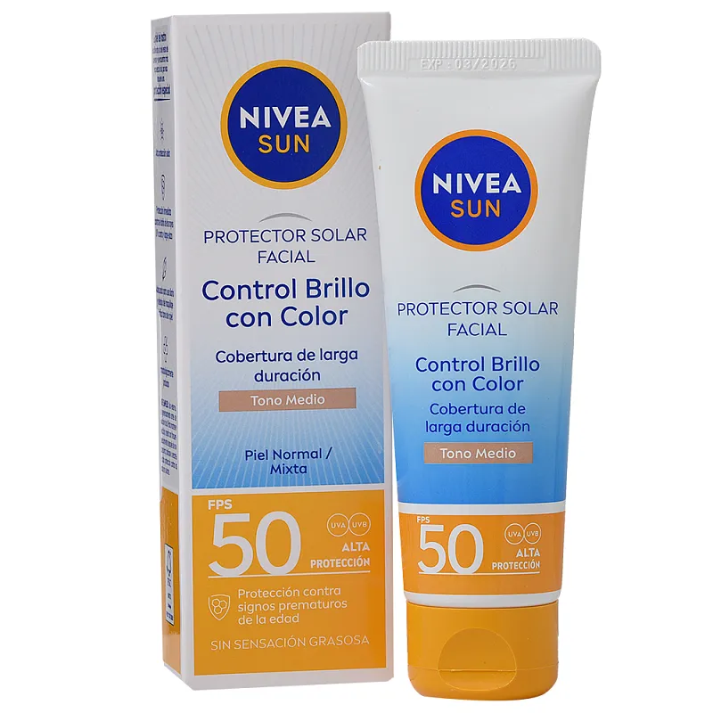 NIVEA PROTECTOR FACIAL TONO MEDIO 50ML