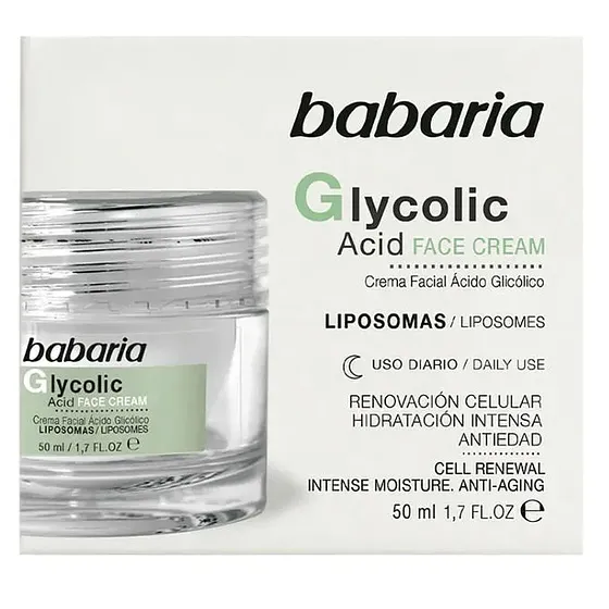 BABARIA CREMA ACIDO GLICOLICO 50ML