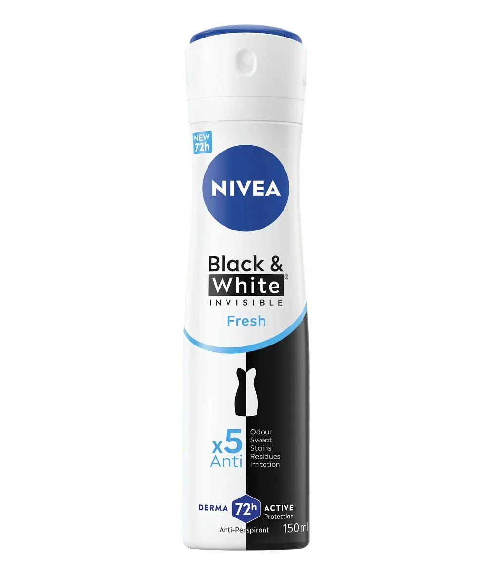 NIVEA BLACK & WHITE INVISIBLE FRESH 150ML