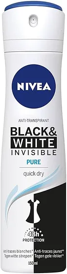 NIVEA BLACK & WHITE INVISIBLE FRESH 150ML