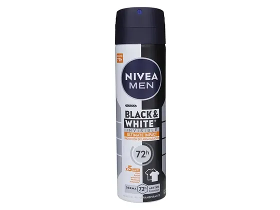 Nivea Men Black & White Invisible Original Spray Antimanchas 72H