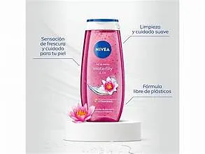 NIVEA DEL DUCHA WATERLILY 250ML