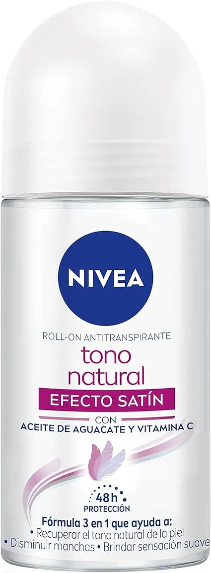 Nivea desodorante Roll On Aclarador efecto satin  50ml
