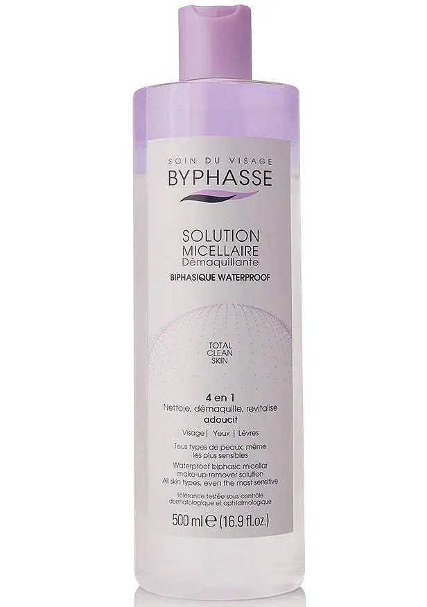 BYPHASSE SOLUCION MICELAR WATERPROOF 500ML