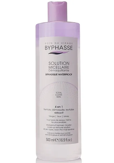 BYPHASSE SOLUCION MICELAR WATERPROOF 500ML