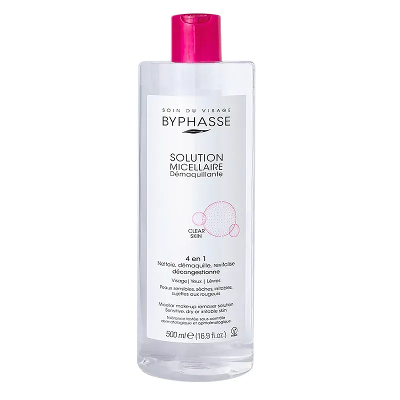 BYPHASSE DESMAQUILLANTE SOLUCION MICELAR  500ML