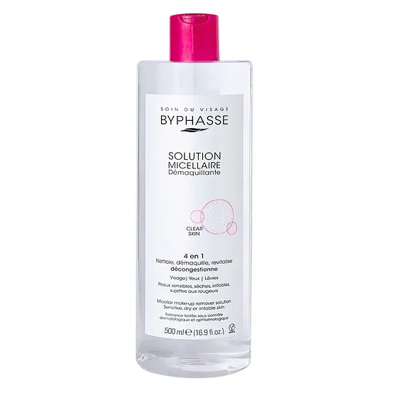 BYPHASSE DESMAQUILLANTE SOLUCION MICELAR  500ML