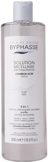 BYPHASSE SOLUCION MICELAR CARBON 500ML