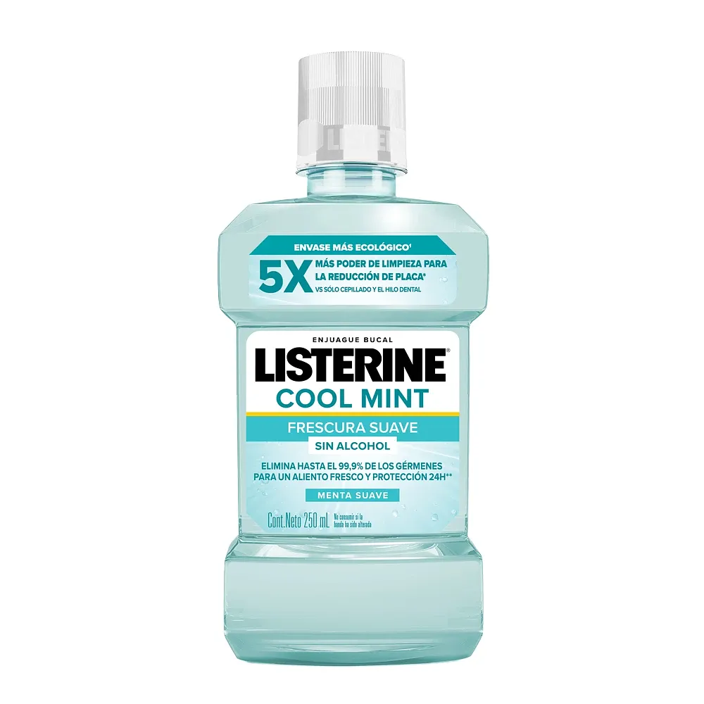 LISTERINE COOL MINT FRESCURA SUAVE 250ML