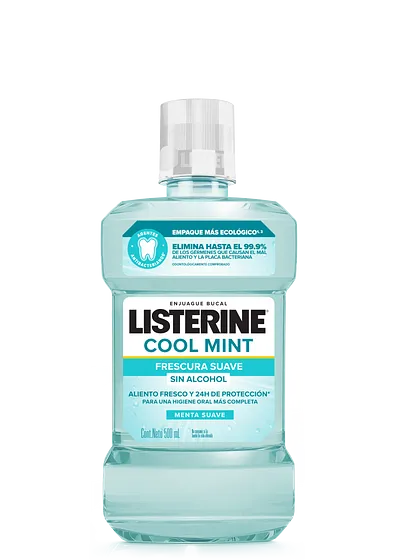 LISTERINE COOL MINT FRESCURA SUAVE 360ML