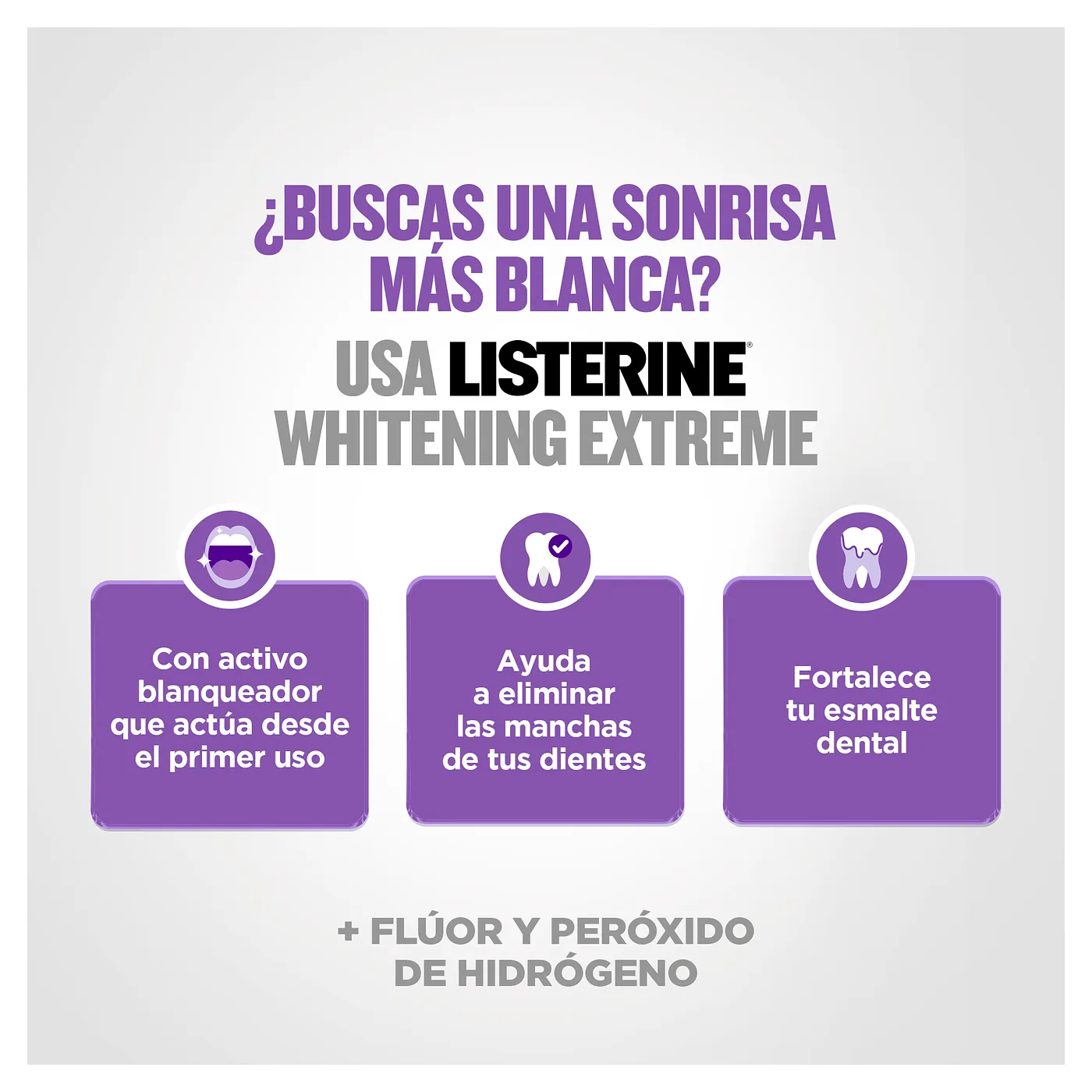 LISTERINE WHITENING EXTREME FRESCURA SUAVE 473ML